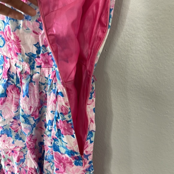 Forever 21 I Love H81 Pink and Blue Floral Mini Dress - Picture 10 of 10